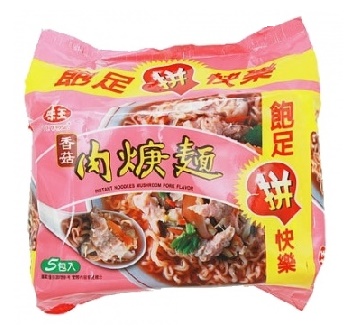 味王肉羹麺ｘ５台湾ラーメン
